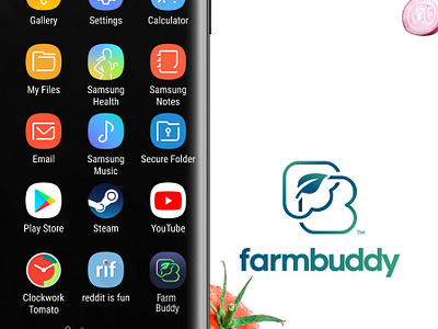 Farmbuddy Mobile App brand identity Designs app brand identity design branding design typography