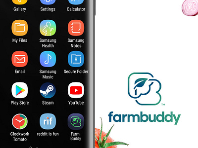 Farmbuddy Mobile App brand identity Designs