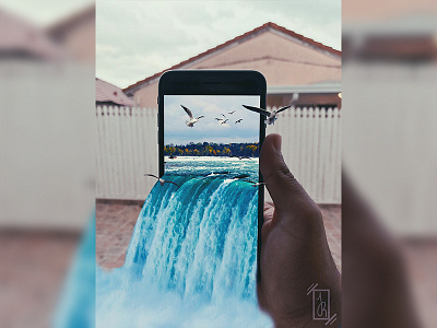 iPhone Waterfall Design