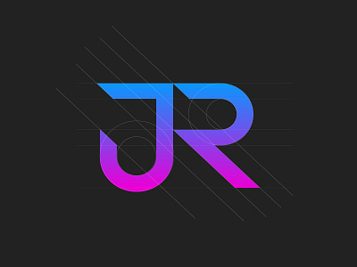 My JR Logo w Guidelines