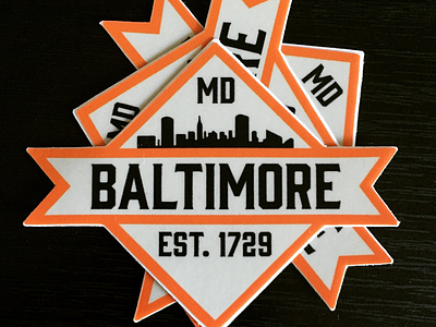 Baltimore stickers