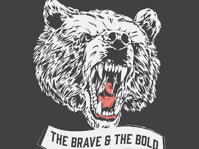 The Brave & The Bold creatives design designer graphic graphic design graphics logo tshirt art tshirt design typography vector