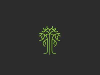 Organic Tree Logo brand brandidentity branding icon identity illustrator logo logofolio organic photoshop