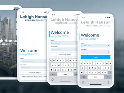 Lehigh Hanson Apps Concept 001 app concept design iphone sketch ui ux