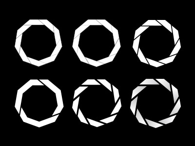 Evolution of a concept. branding evolution geometric identity logo logo design minimal modern process simple two dimensional work in progress