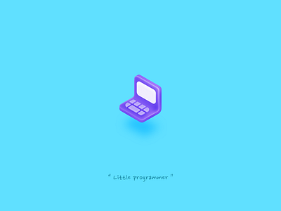 Little Programmer Icon app computer graphic icon illustration logo ui vector