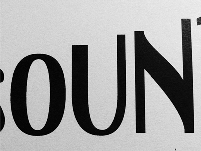 ...OUN... lettering logo type work in progress