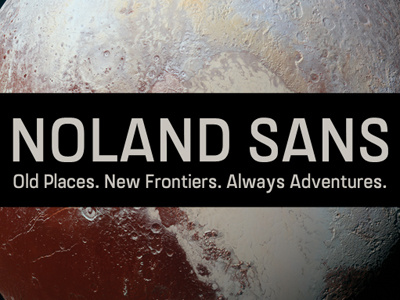 Noland Sans Promo nolands sans type typeface