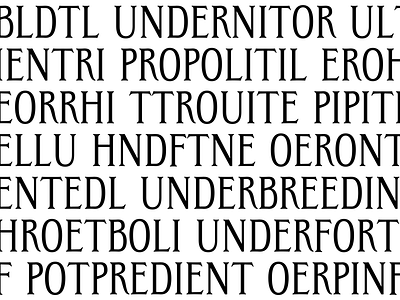 "12 Typefaces" :: Typeface #1 Test Words 12typefaces2017 font type type design typeface typography