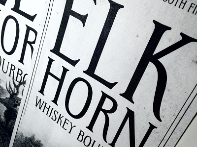 Elkhorn Typeface - A Final Look