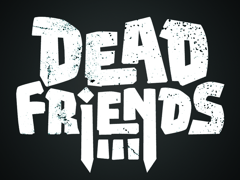 Dead Friends Band Logo Progress by Derek Munn on Dribbble