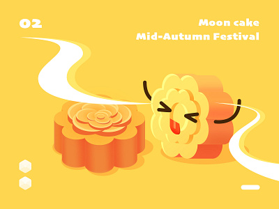 isometric moon cake