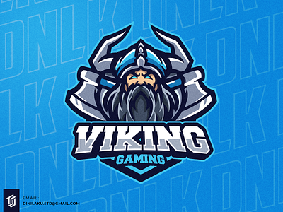 Viking Gaming Premade Logo branding design esport esport logo illustration logo mascot vector