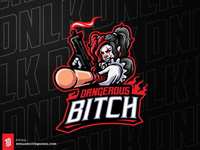 Dangerous Clown Esport Logo branding design esport esport logo graphic design illustration logo mascot ui ux vector