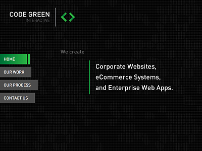 Code Green Interactive Home home page website