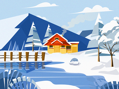 Snow/Winter design illustration