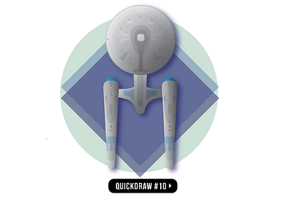 Quickdraw10 design illustration startrek vector