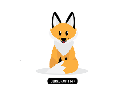 Quickdraw14 design fox illustration vector