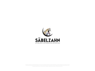 SÄBELZAHN branding consulting logo design fang logo sabelzahn tiger vector
