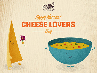 Chips & Queso cheese lovers chips illustration on the border otb queso social