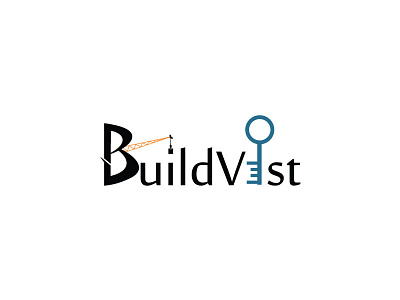 Buildvest Logo Design branding build building designer estate graphics home icon logo color real