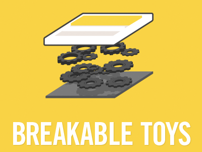 Breakable Toys Header breakable toys gears header orange