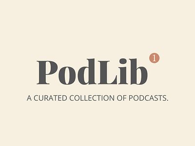 PodLib branding logo podcasts