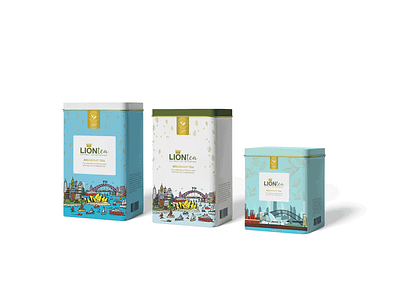 Branding & Packaging for "Lion Tea" brand design brand identity branding design fashion green illustration illustrator logo tea typography webdesign