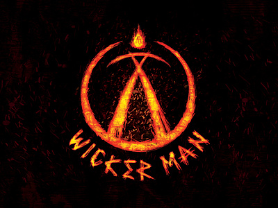 Wicker Man Logo - Alton Towers branding idea illustrator logo logo design photoshop typography vector