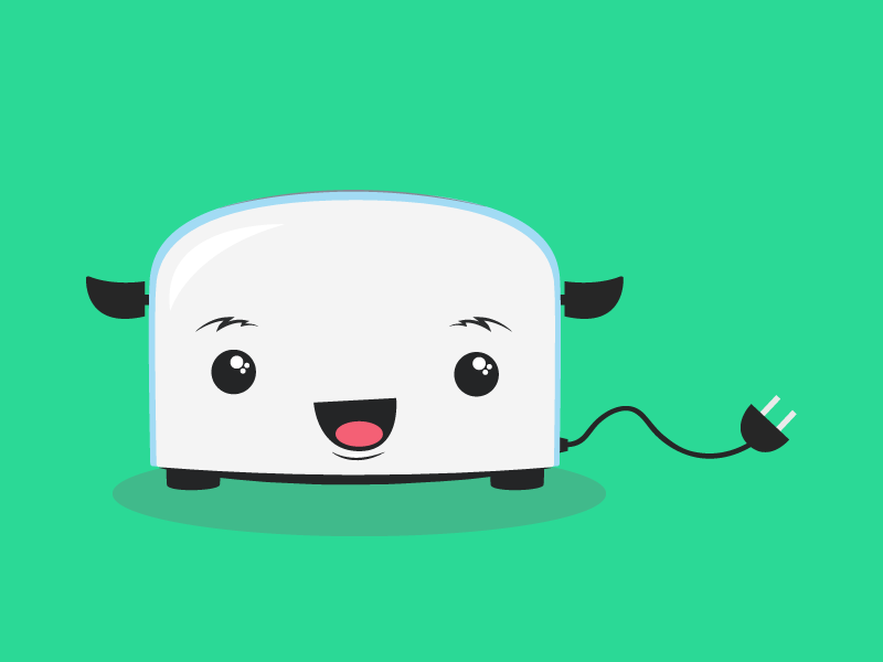 Toaster Dude by Nick Chamberlin on Dribbble
