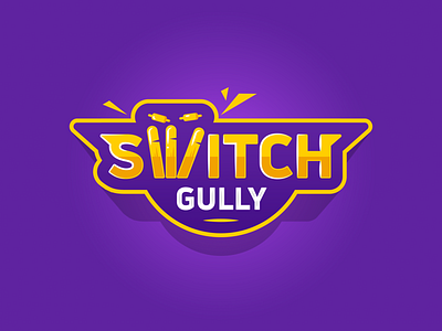 Switch Gully creative design cricket design digital art illustrator ipl ui vector visual design visual identity