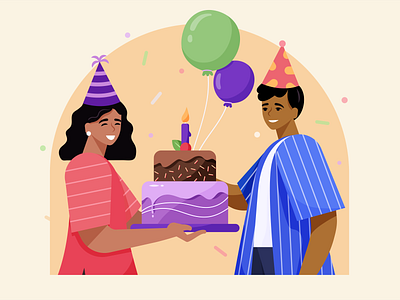 Happy Birthday - Transaction Background