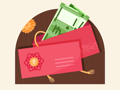 Shagun Lifafa - Transaction Background adobe branding cash design digital envelope fintech illustration illustrator indian lifafa lifafa money money envelope phonepe shagun transaction background ui vector