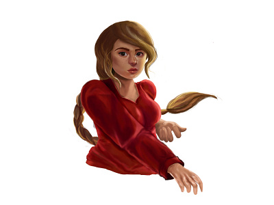 Hunger Games character character design design digital digital art face illustration illustrator people photoshop woman