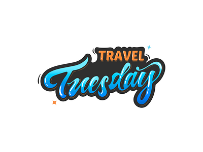 Travel Tuesday branding campaign design digital art illustrator logo paytm photoshop travel typo typogaphy ui vector