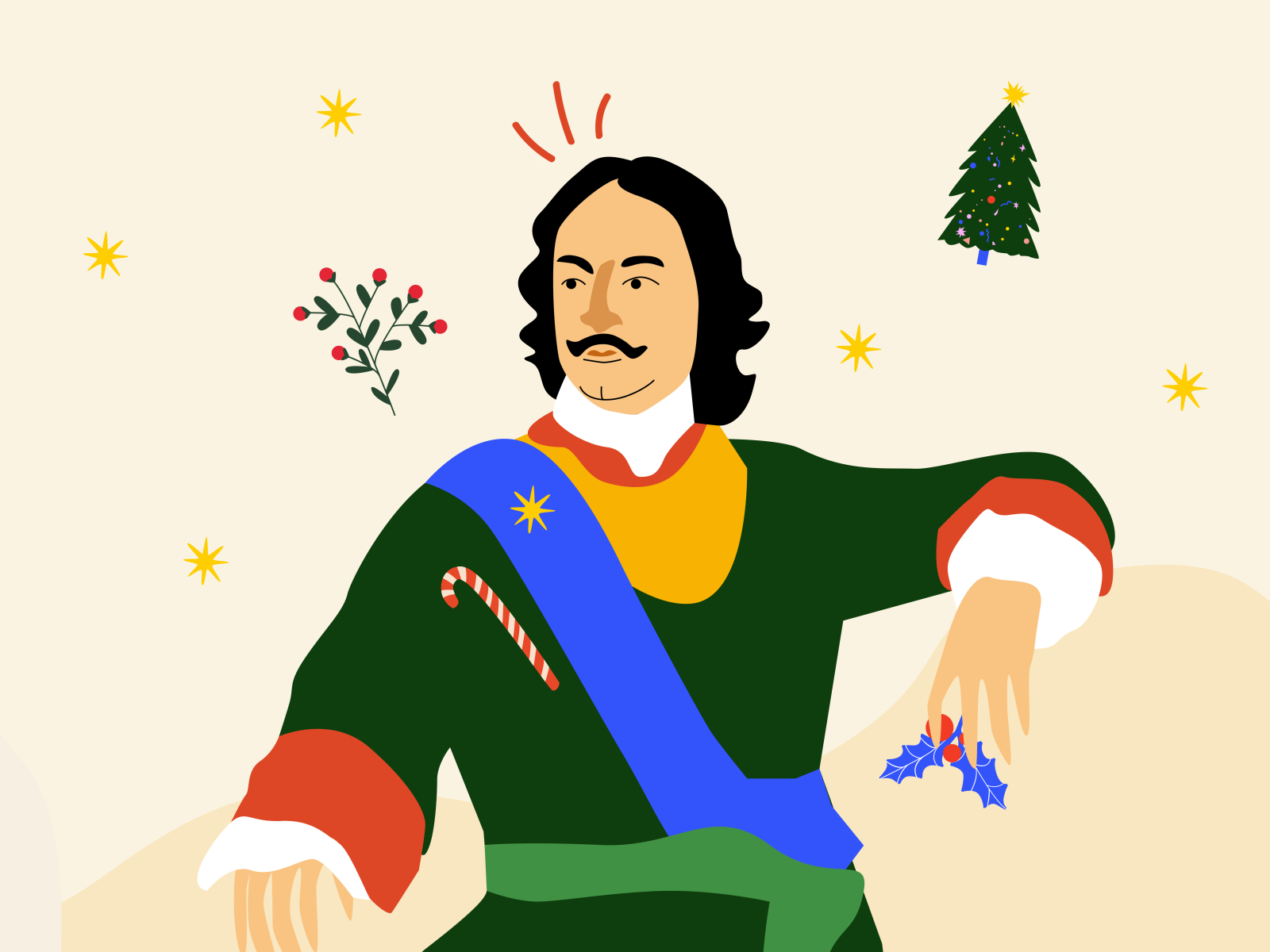 Peter the Great by Darina Biriulina on Dribbble