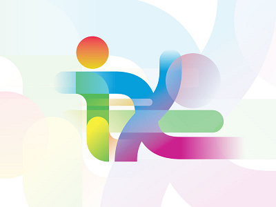 ix Logo 80s clean colores colors colours elements logo mex movement sun transparency water