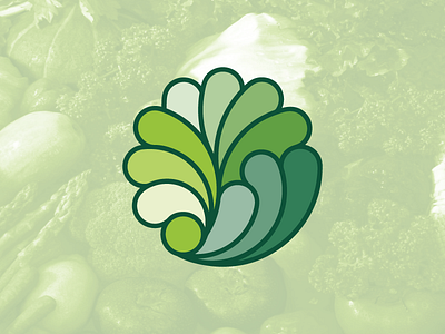 Huertos Superiores empresa enterprise grain green herbs logo orchards seeds symbol vegetals verde wholegrain