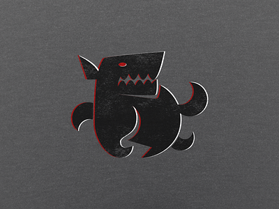 Dark Dog from Hell black cdmx dog evil evil eyes hell logo mexico city minion red spooky