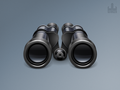 Binocular binocular icon icons illustration illustrator pair of glasses vector wladza