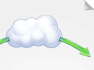 A part of diagram about cloud storage