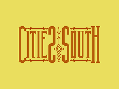 Cities South branding design geometric logo shapes southwest
