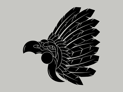 Feathers avian bird branding feathers headdress logo symbol