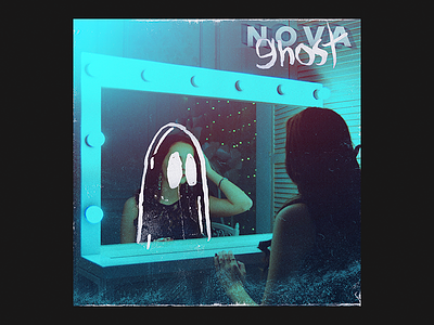 Nova-Ghost album art album artwork ghost girl haunted mirror phantom spectre