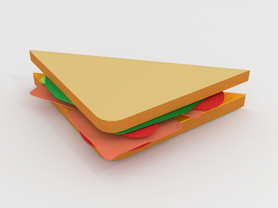 Low Poly Sandwich