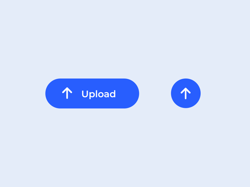Upload button interaction android animation button download flat button flat design gif gradient loader interaction loading motion ui ui buttons upload uploader webkul