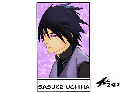 Fanart, Sasuke Uchiha (Clássico)