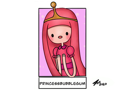 princess bubblegum adventure time animation bubblegum digitalart draw drawing illustration ilustration princess bubblegum sketchbook toon