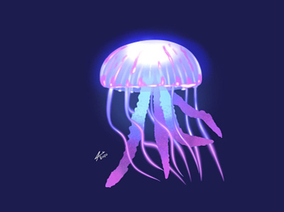jellyfish animation art design digitalart draw drawing illustration jellyfish octopus procreate sketchbook squid