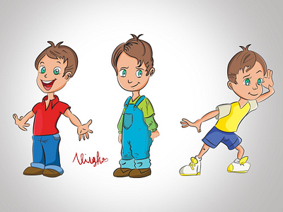 boy animation art boy cartoon character digitalart draw drawing illustration illustrator toon vector